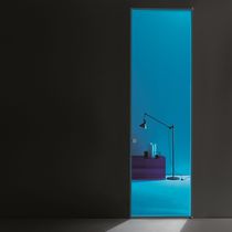 Indoor door / swing / glass / aluminum