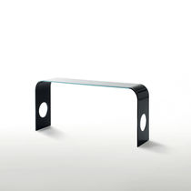 Contemporary sideboard table / glass / rectangular...