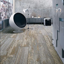 Carpet tile / tufted / structured / velvet