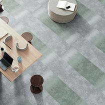 Loop pile carpet / polyamide / striped /...