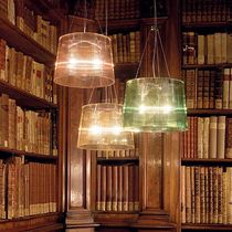 Pendant lamp / polycarbonate / contemporary...