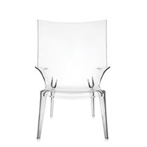 Contemporary armchair / polycarbonate /...