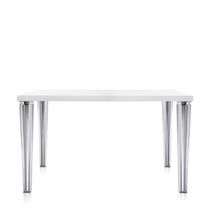 Contemporary dining table / glass / metal...