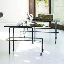 Contemporary coffee table / wood veneer...