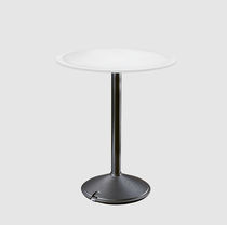 Contemporary bistro table / marble / HPL...
