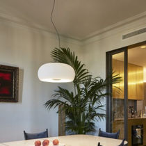 Pendant lamp / blown glass / contemporary...