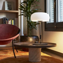 Table lamp / contemporary / metal / blown...