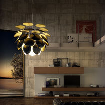 Pendant lamp / chromed metal / ABS / original...