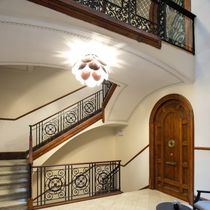 Original design ceiling light / chromed...