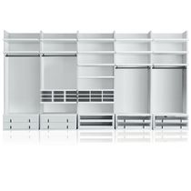 Wall-mounted walk-in wardrobe / contemporary...
