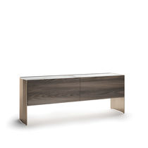 Contemporary sideboard / painted metal /...