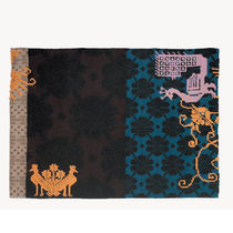 Contemporary rug / patterned / wool / cotton
