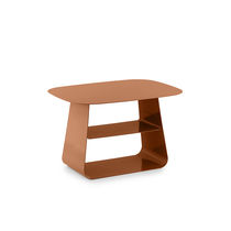 Contemporary coffee table / steel / rectangular