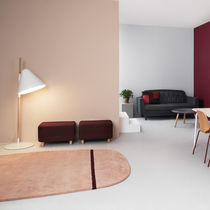 Floor-standing lamp / contemporary / steel