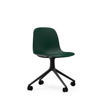Contemporary chair / polypropylene / aluminum...