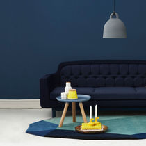 Contemporary side table / ash / plastic...