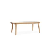 Contemporary dining table / oak / rectangular