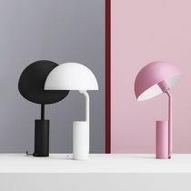 Table lamp / contemporary / steel / white