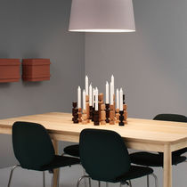 Wooden candle holder