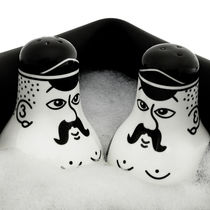 Porcelain salt and pepper shaker / for domestic...