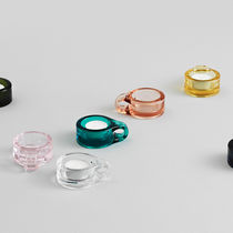 Glass tealight holder