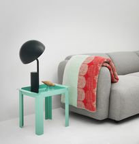 Contemporary side table / steel / rectangular