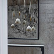 Pendant lamp / contemporary / oak / LED