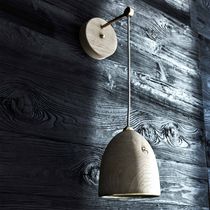 Contemporary wall light / indoor / oak /...