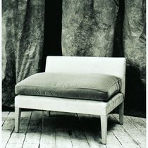 Contemporary upholstered bench / velvet...