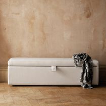Contemporary upholstered bench / fabric...