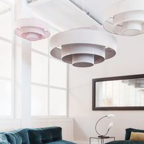 Pendant lamp / contemporary / fabric