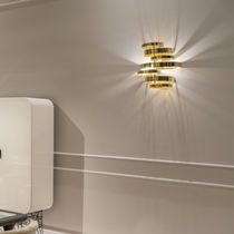 Contemporary wall light / indoor / stainless...