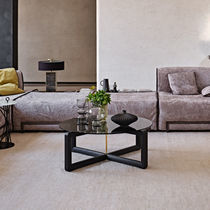 Contemporary coffee table / smoked glass...