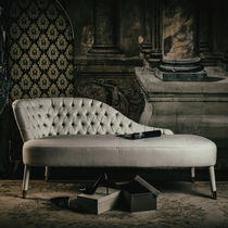 Contemporary daybed / fabric / beech / fabric