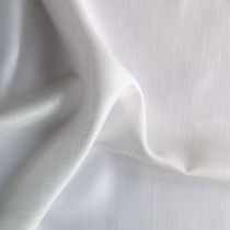 Curtain fabric / plain / polyester / washable