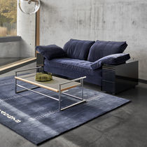 Contemporary coffee table / metal / beech...