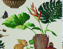 Contemporary wallpaper / floral