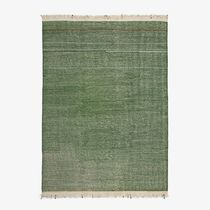 Contemporary rug / striped / silk / Tibetan...