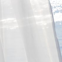 Striped sheer curtain fabric / Trevira CS®...