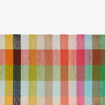 Contemporary rug / plaid / New Zealand wool...