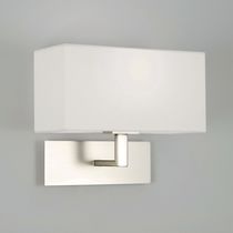 Contemporary wall light / metal / fabric...