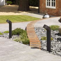 Garden bollard light / contemporary / metal...