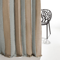 Curtain fabric / striped / polyester / cotton