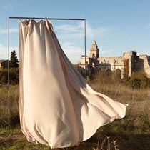 Curtain fabric / plain / Trevira CS® / fire-retardant