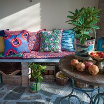 Upholstery fabric / for curtain / floral...