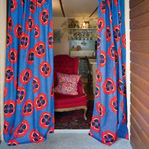 Upholstery fabric / for curtain / floral...