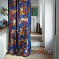 Curtain fabric / nature pattern / animal...