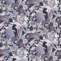 Curtain fabric / floral pattern / cotton