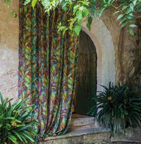 Curtain fabric / nature pattern / polyester...