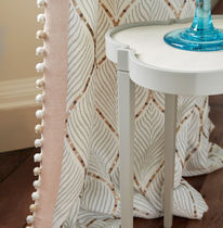 Curtain fabric / patterned / linen / viscose